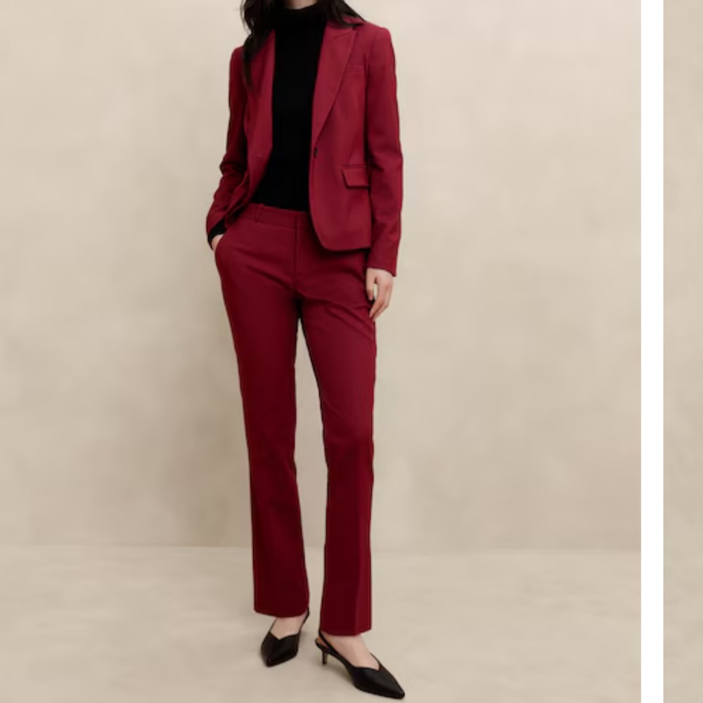 Banana Republic Ryan straight stretch trousers